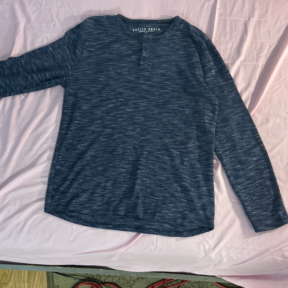Rustic souls Navy Long Sleeve Top